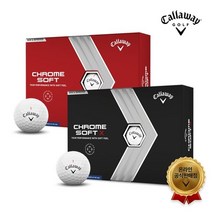캘러웨이 [한국캘러웨이정품] 크롬소프트 화이트 엑스 일반 2종 택1