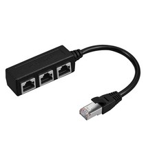 인터넷 UTP랜선 분배기 3포트 RJ45커플러 연장 젠더 커플러, 본상품선택, 1개
