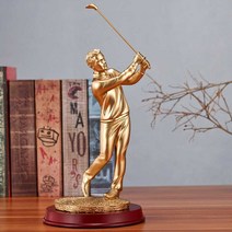 골프피규어 3D트로피 기념패 싱글 이글 피니쉬 장식품, 9.스윙(여자 동메달)