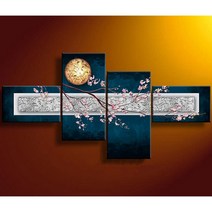 Oil Painting [해외] 거실그림 캔버스그림액자 그린액자 빈티지사진 거실벽액자 빈티지그림 268