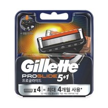 신형 질레트 프로글라이드 매뉴얼 면도날, 2개, 4개입