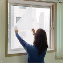 CH1432868 미세먼지 황사 방지 창문 방충망 환기 가능 통풍 필터 미세 흡착 섬유 커튼, 1개