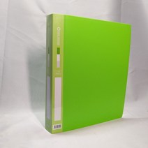 미네끄네 PP 3공O링바인더 대 4cm, 1개, 연두