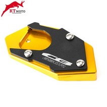 혼다 용 cb 650r cbr 650r cb650r cbr650r 2018-2022 2021 오토바이 cnc 킥 스탠드 풋 사이드 스탠드 확장 패드 지지판, cb650r 크레딧, 1개