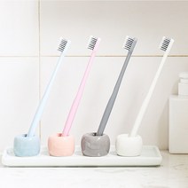 라온텐 세라믹 칫솔 꽂이 2개입, 1개, pink