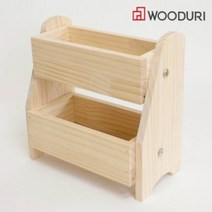 우드리 목공체험 안녕 미니선반 2단 목공 DIY 키트 수업 교육영상