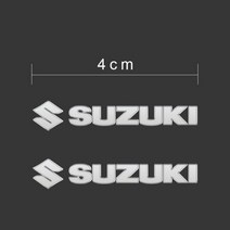 스즈키 그랜드 스위프트 짐니 비타라 발레노 SX4 알토용 자동차 윈도우 와이퍼 스티커 금속 엠블럼 장식 데칼 액세서리, Suzuki 4cm 2pcs
