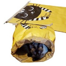 고양이 페이퍼 하우스 바스락 터널 숨숨집 캣 집, 1, 본상품선택