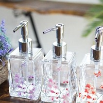 리빙샵 용기 세제 샴푸통 공병 주방 펌프 욕실 물비누 디스펜서 화장실 8W5C63AB, 1개, 레드