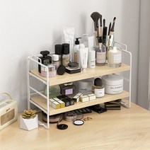 원목2단선반 ㄷ자앵글 북선반 거실 사다리 선반장, 화이트