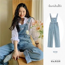 봄 바지 청바지 여자 남자 여성 남성 넓은 다리 데님 서스펜더 바지 여성용 작은 XS 사이즈 편안한 하이, 05 XS