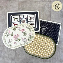 리치앤홈 북유럽 주방 현관 물기 흡수 빨아쓰는 규조토 발매트 40x60