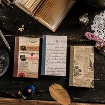 빈티지 영문 레터링 배경지 다꾸 페이퍼북 8종, 7.프렌시스 (ME-983)