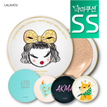 [라라베시 공식몰] 악마쿠션 뽀송커버 SS타입, 본품(로즈골드), 옐로우23호