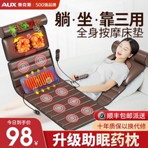 경추 마사지 전동 전신 마사지기 경추 허리 다리 매트, 클래식 버전 진동 마사지 7군  파동