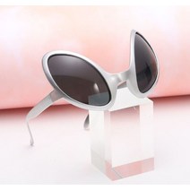 외계인 웃긴 인싸 선글라스 포토존 그레이 안경 실버