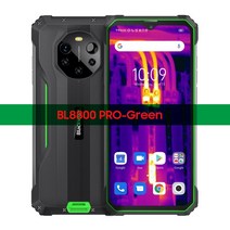 핸드폰 싸게 사는 법 Blackview bl8800 야간 투시경 앰프 bl8800 pro 5g 러기드 휴대폰 열화상 카메라 flir 스마트폰 6 58 8GB 128GB 휴대전화, Add Airbuds 6, BL8800Pro-Green, 해외공급사