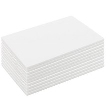 MOUYAT 10팩 10.2 x 15.2cm(4 x 6인치) 화이트 고무 조각 블록 판화용 고무 리놀륨 블록 스탬프 부드러운 고무 공예 DIY 공예 프로젝트