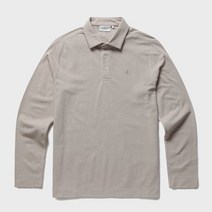 [정품] 올젠(OLZEN) 공식스토어 [올젠] 코튼 멜란지 긴소매 카라티 5종 ZPB3TT1901