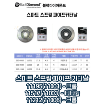 스마트스프링파이프커터날 11001 11003 11006 티타늄 크롬도금 블랙다이아몬드, 11212(11006) - 크롬