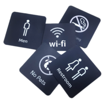 태광아크릴 와이파이 UV인쇄 픽토그램 표지판, 와이파이(그레이)