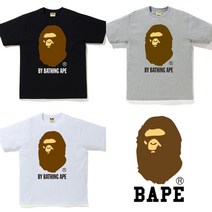 베이프 반팔 BY BATHING APE 고릴라 로고 티셔츠 3색상