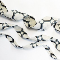 반다야 원단리본 (폭1cm/1.5cm/2.5cm 길이1.8m), 화이트, 폭 2.5cm, 길이 1.8m