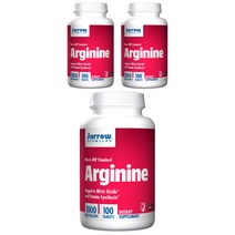 재로우 아르기닌 1000mg 타블렛, 100개입, 3개
