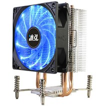 CPU쿨러 Cpu 방열판 팬 RGB 2 히트 파이프 3/4Pin Pwm 90mm 인텔 X79 X99 LGA 2011 2011-V3 Xeon E3 E5 쿨러, CN_Blue light 1Fan | 4Pin LGA2