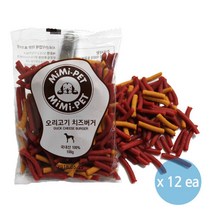 모이스트 오리고기 치즈버거 100g 12봉 강아지간식노즈워크간식