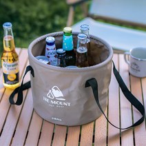 캠핑 설거지통 10L 바스켓 물통 차박텐트 불멍 바비큐, 색상_옐로우