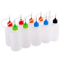 5 개 x 3ml-120ml 드로퍼 병 니들 팁 빈 LDPE 스퀴즈 주스 아이 E 액체 용기 미니 깔때기 스포이드, [08] 120ml, [01] with White Caps