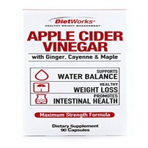 Windmill Dietworks Apple Cider Vinegar Capsules Ea Ginger Cayenne Maple 90 Count, 1