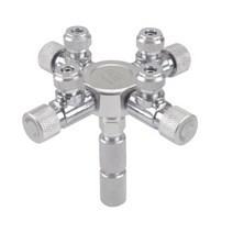 co2레귤레이터 분배기 레귤레이터 이탄 ZRDR 수족관 DIY CO2 분배기 이산화탄소 조절 밸브 수조 장비 액, 03 W02-04