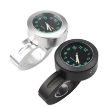 데일리쇼핑 오토바이 핸들바 시계 할리 게이지 핸들시계 아날로그 멀티 온도 튜닝 용품, (일반형)블랙무광1P)