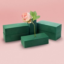 사각형 생화 꽃꽂이 플로랄폼 꽃블럭 스펀지 DD-11629, 3개, 상세페이지 참조