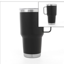 TUMBLER 304 스텐 밀폐 뚜껑 손잡이 머그 컵 보온 보냉 물 병 통 블랙 텀블러 써모스등산보온병 스누피텀블러