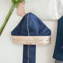 루아랑한복 수국단 남아한복 곤색배자 왕건모 (1~15호)