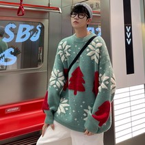 크리스마스 니트 스웨터 여성 하늘비즈 A31 W023F344
