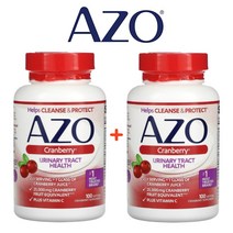 AZO 아조 파크랜 크랜베리 분말 비타민C 100정 2팩