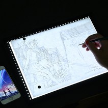 라이트테이블 조정 가능한 밝기 문신 손으로 그리는 라이트 박스 전문가급 투명 복사 테이블 드로잉 보드 복사가 손상되지 않습니다., 위의 복사 테이블은 모두 명암을 조정할 수 있습니다!