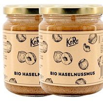 코로 KoRo hazelnut spread 독일 헤이즐넛 버터 퓨레 스프레드 250g, 2팩