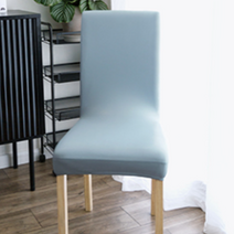 집콕마켓 인조가죽 의자 리폼 커버 고탄력 방수 원단 식탁의자 교체 2P, 블루