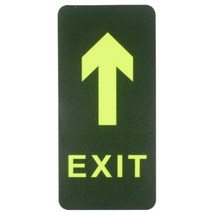 직진 축광 화살표 스티커 비상구 피난 유도 출구 방향
