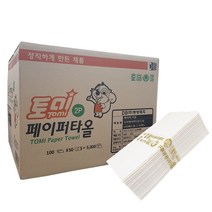 토미 대명크린 페이퍼타올 2겹 5000매 핸드타올, 1box