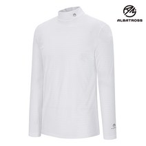 알바트로스 골프 ALBATROSS GOLF 냉감 쿨 기능성 UV차단 남성 화이트 크레오라 아쿠아X 이너웨어 티셔츠