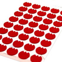 [예현] 부직포 펠트 스티커 732 튤립, 적색