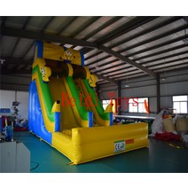 악당 공기주입식 워터 슬라이드 바운싱 하우스 점퍼 바디가드 상업용