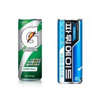 이온음료 게토레이240mlx(15캔)+파워에이드240mlx(15캔), 30캔, 240ml