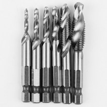 나사선 탭핑비트 전조탭 나무 구멍뚫기 타공 목재 나사선만들기, M10